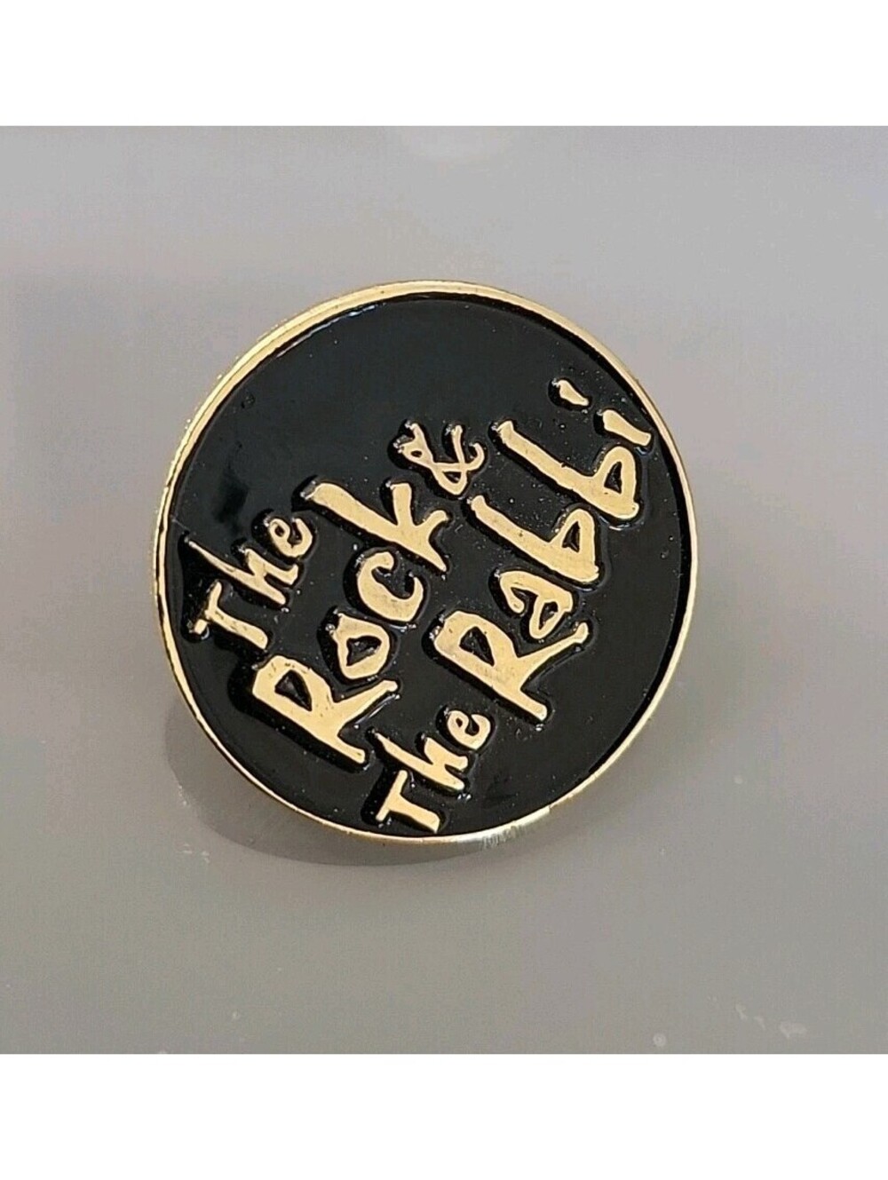 Vintage Brooch Tie Pin Beautiful Jewish Religion The Rock & The Rabbi O1